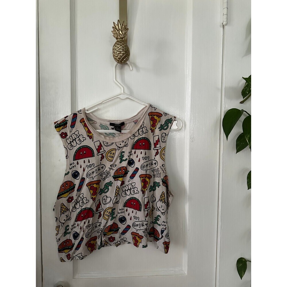 Forever21 Women’s size Medium Pop Art graphic Tanktop